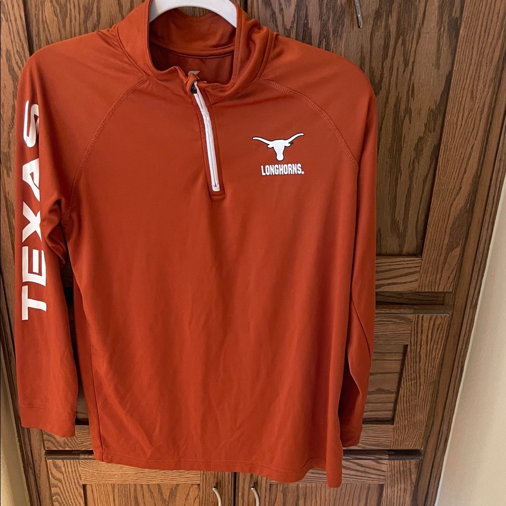 Colosseum Texas Longhorns Burnt Orange Youth Pullover
